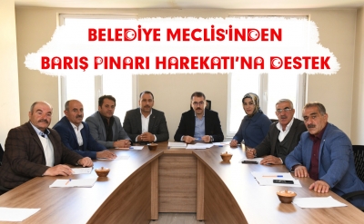 Belediye Meclis&#039;inden &#039;Barış Pınarı Harekatı’na Destek