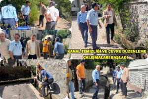 &Ccedil;atak&rsquo;ta Kanal Temizliği ve &Ccedil;evre D&uuml;zenleme &Ccedil;alışmaları Başladı