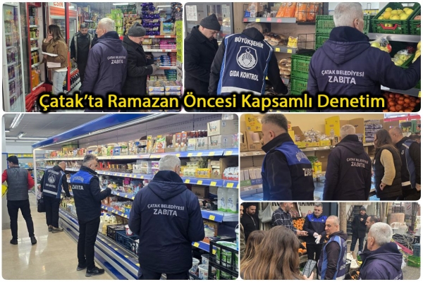 &Ccedil;atak&rsquo;ta Ramazan &Ouml;ncesi Kapsamlı Denetim