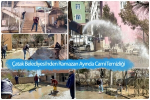 &Ccedil;atak Belediyesi&rsquo;nden Ramazan Ayında Cami Temizliği