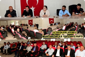 Eş Başkanlarımız Muhtarlar ile Toplantı Yaptı