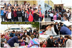 &Ccedil;atak Belediyesinden &Ouml;ğrencilere Kırtasiye Desteği