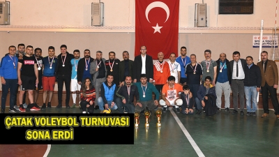 &Ccedil;atak'ta Voleybol Turnuvası Sona Erdi