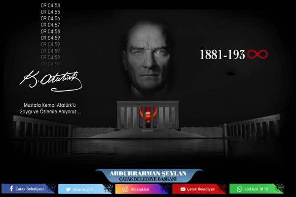 Başkan Şeylan’dan 10 Kasım Atatürk&#039;ü Anma Günü Mesajı