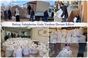 İhtiya&ccedil; Sahiplerine Gıda Yardımı Devam Ediyor