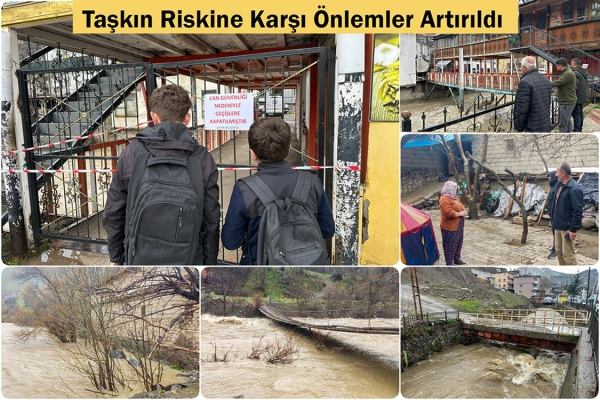 Taşkın Riskine Karşı &Ouml;nlemler Artırıldı