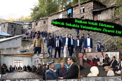 Başkan Vekili T&uuml;rkmen Sığırcık Sokakta Vatandaşları Ziyaret Etti