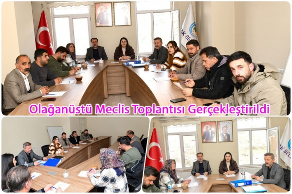 Olağan&uuml;st&uuml; Meclis Toplantısı Ger&ccedil;ekleştirildi