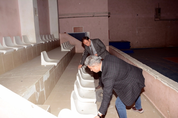Ybo Kapalı Spor Salonu Yenileniyor