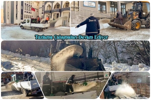 Tuzlama &Ccedil;alışmaları Devam Ediyor