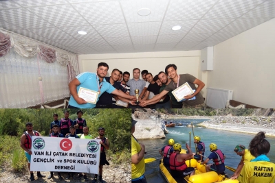 &Ccedil;atak Belediye Spor Rafting Takımı T&uuml;rkiye şampiyonasında