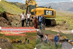 Belediye Eş Başkanlarımız Yeni Yol Yapım &Ccedil;alışmalarını Yerinde İnceledi