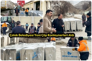 &Ccedil;atak Belediyesi Yeni &Ccedil;&ouml;p Konteynerleri Aldı