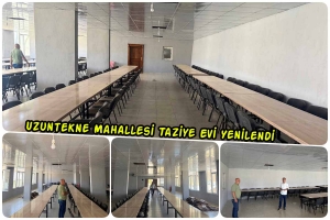 Uzuntekne Mahallesi Taziye Evi Yenilendi