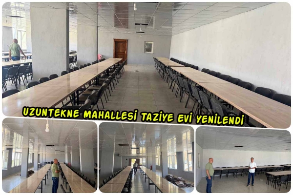 Uzuntekne Mahallesi Taziye Evi Yenilendi