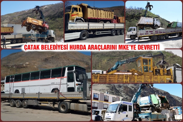 &Ccedil;atak Belediyesi Hurda Ara&ccedil;larını MKE&rsquo;ye Devretti