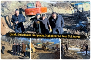 &Ccedil;atak Belediyesi, Karşıyaka Mahallesi'ne Yeni Yol A&ccedil;ıyor