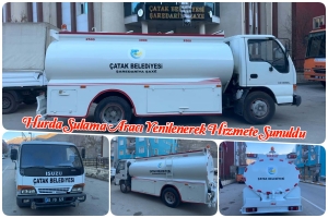 &Ccedil;atak Belediyesi Hurda Sulama Aracını Yenileyerek Hizmete Sundu