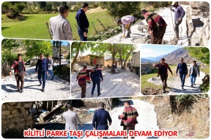 Kilit Parke Taşı &Ccedil;alışmaları Devam Ediyor