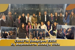 Şampiyon Halk Oyunları Ekibi Eş Başkanların Konuğu Oldu